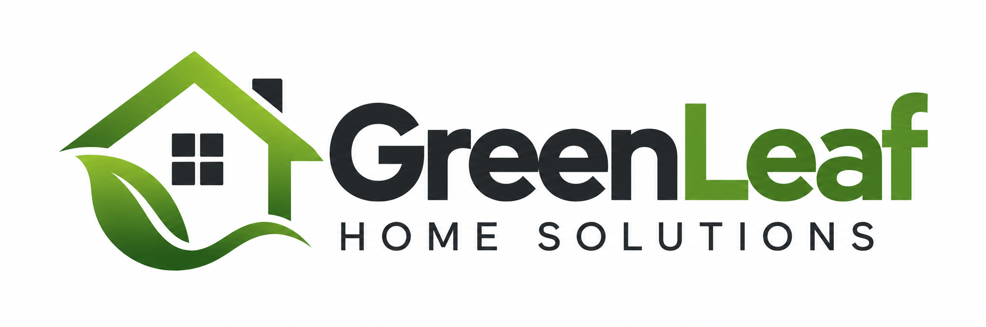 green leaf logo for website